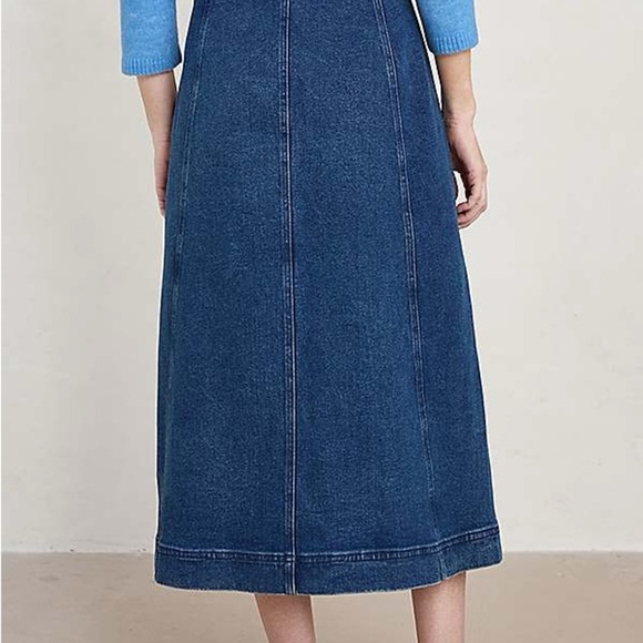 Denim Skirt - Deep Blue - Picture 2 of 12